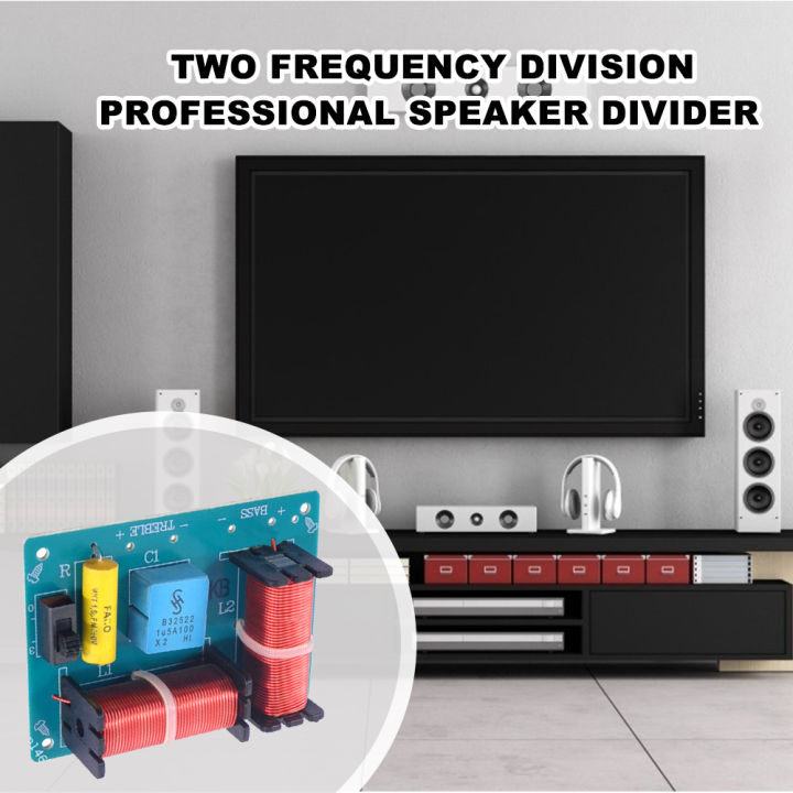 เสียงเต็มรูปแบบเบสย่านเสียงแหลม80w-2-way-crossover-filters-ลำโพงไฮไฟ-dual-ความถี่-crossover