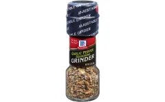 Mccormick Grinder Seasoning, Garlic Pepper, Adjustable - 1.23 oz