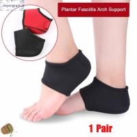 1 Pair ดูแลสุขภาพ เม็ดมีดสำหรับดูแลเท้า นุ่มเด้ง ถุงเท้าส้น Achilles Tendonitis แคลลัส ถุงเท้า Plantar Fasciitis แผ่นรองพื้นบรรเทาอาการปวด