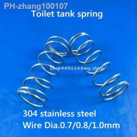 4pcs/lot 0.7x17.5x35mm 304Stainless Steel Compression Springs Hardware for Toilet tank spring