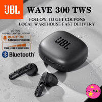 ?ปลา + Gratis Ongkir?2023ใหม่300คลื่น JBL TWS เดิมหูฟังบลูทูธหูฟังไร้สายพร้อมเบสมีไมโครโฟนในตัวใช้สำหรับ Ipone/android