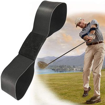 35x8cm Golf Correction Belt Golf Swing Trainer Elastic Arm Band Belt Guide Gesture Alignment Training Aids
