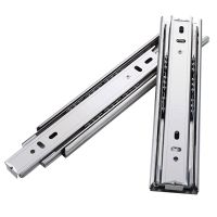 【CW】 1 Pair Of 6 Inch Stainless Steel Short Drawer Track Slide Rails Ball Bearing Drawer Sliders