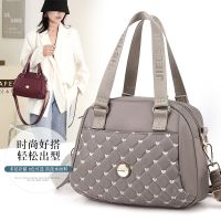 [COD] bag 2022 spring new Korean version light Messenger car stitching nylon cloth one-shoulder