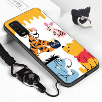 Mop Mall สำหรับ Wiko U10 U20ไฟฟ้าสายคล้องแหวนใส่นิ้วน่ารักเคสนิ่มหมีพู Edward Mr Sanders Winnie Pooh Piglet Tigger Eeyore Casing เคสซิลิโคนกันกระแทกสุดน่ารักสำหรับเด็กผู้ชายเด็กผู้หญิง