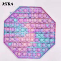 MIRA Decompression ของเล่นซิลิโคนขนาดใหญ่ที่มีสีสันบรรเทาความเครียดปรับปรุงความเข้มข้นของเล่นเพื่อการศึกษาสำหรับเด็กผู้ใหญ่