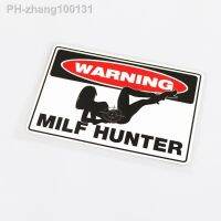 【CC】 Fashion Reflective MILF HUNTER Car Sticker Decal 13.7CMx9CM