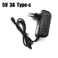 แหล่งจ่ายไฟ5V 3A USB Type-C 100-240V Power Adapter Charger EU Plug สำหรับ Raspberry PI 4 Orange Pi 3 4 LTS Zero 2 Charger รุ่น