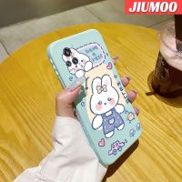 JIUMOO เคส S7สำหรับ Vivo V20 Pro,เคสการ์ตูนกระต่ายน่ารักบางสวยงามเคสโทรศัพท์ดีไซน์ใหม่ปกป้องขอบสี่เหลี่ยมกรอบปลอกซิลิโคนเคสกันกระแทก