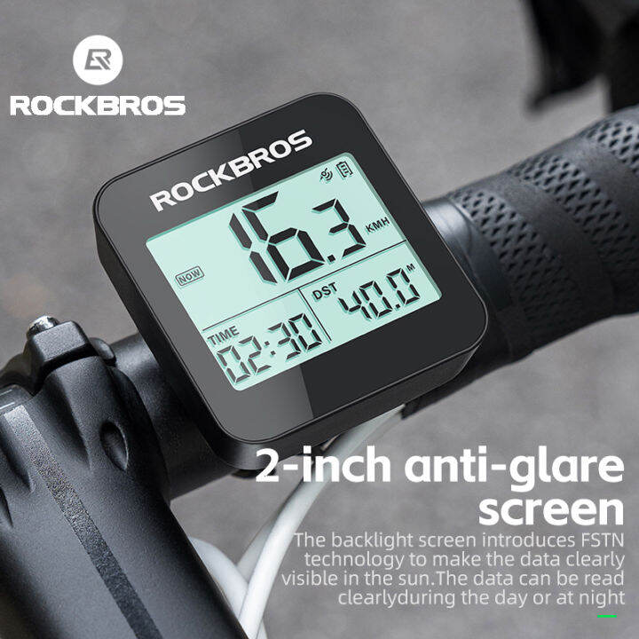 ROCKBROS Bicycle Computer GPS Speedometer MTB Road IPX6 Waterproof