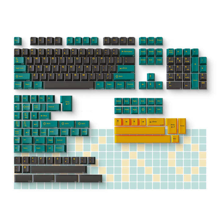 keycaps-akko-marrs-สีเขียวชุดเชอร์รี่184-คีย์