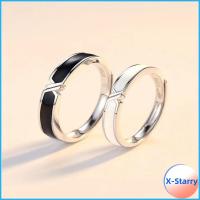 X-STARRY ปรับได้ยอดนิยมสำหรับคู่แหวนคู่ตกแต่งมือวันวาเลนไทน์ปัจจุบันแหวน