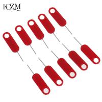 10pcs Sim Card Tray Removal Eject Pin Key Tool Stainless Steel Needle For iPhone/iPad For Samsung  Instrument Parts Accessories SIM Tools