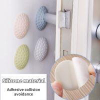 Self Adhesive Rubber Door Buffer Wall Protectors Door Handle Bumpers for Door Stopper Doorstop Decorative Door Stops