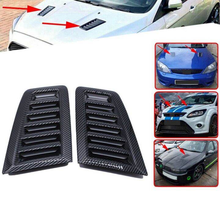 Hood Vents Style Hood Hood Vents ABS Hood Vents Car for Focus St Mk2