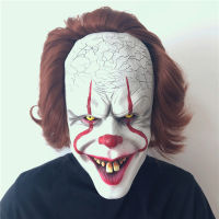 Stephen Kings It Mask Pennywise Cosplay Costume Scary Joker Suit Men Women Fancy Halloween Party Clown Costume