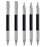 Tungsten Carbide Scribers 5 Pack, Engraving Pen with Double Head Design - Pocket Tungsten Carbide Tip Scriber Tool