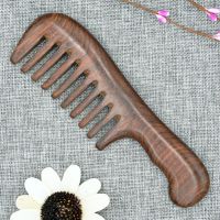 【CC】 Waist Fragrance Anti Static Wide Detangle Sandalwood Comb Massage Hair Tools