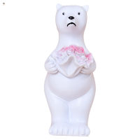 RET Cute Bear Resin Ornament Realistic Innovative Animal Figurines Bear Home Living Room Decor Gifts For Kids New