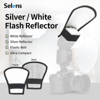 Selens Camera Flash Diffuser 2 in 1 Flash Softbox Double-sided Photo Light Reflector Photo Studio Kits Photography Accessories