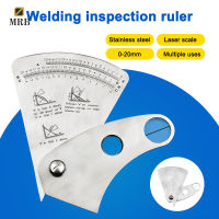 1 Pcs Welding Gauge Fan-shaped Sector Ruler Portable Stainless Steel Inspection Tool