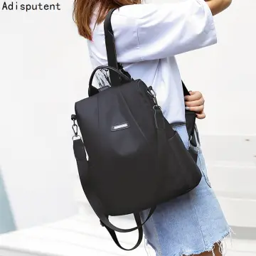 BAG WIZARD Women Backpack Purse Nylon Anti-theft Casual Shoulder