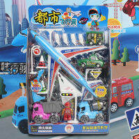 ProudNada Toys ของเล่นเด็ก รถ รถก่สร้าง เครื่องบิน(คละสี) AO BAO LI CITY PILOT NO.3389-41B