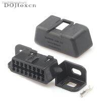 ┋▫✟ 1/2/5 Sets 16 Pin Automobile Black Female Connector OBD2 Wire Sockets Obd Adapter Diagnostic Tool With 20cm Line MG610761-5