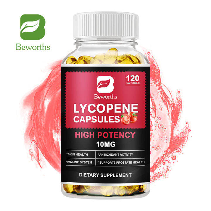 BEWORTHS Lycopene Capsules 10MG Promotes Prostate & Heart Health Immune