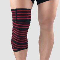 【hot】！ Adjustable Elastic Bandage Knee Straps Weight Lifting Brace Band Safety