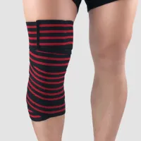 ▼✵ Adjustable Elastic Bandage Knee Straps Fitness Weight Lifting Knee Brace Wraps Band Sports Safety Protective Gear