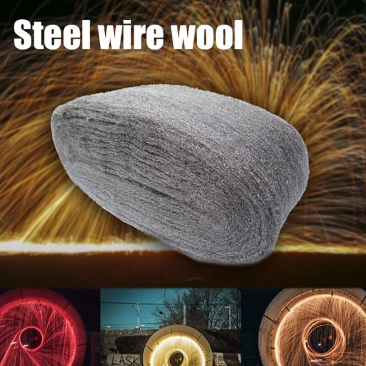 Portable Steel Wire Wool Grade M For Polishing Cleaning Removing Remover Non Crumble