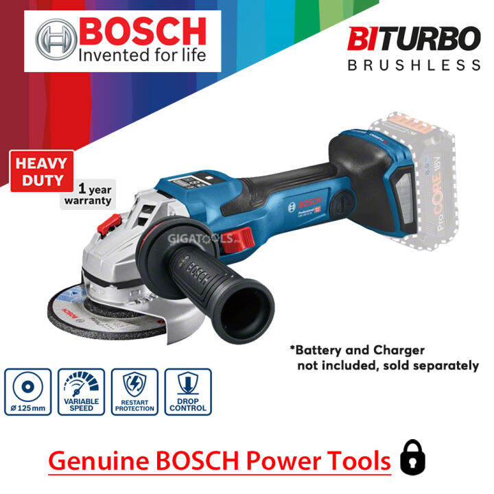 New Bosch Gws 18v 15sc Professional Cordless Brushless Biturbo Angle