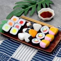 Japanese Food Fake Sushi Salmon Seaweed Rice Food Model Decoration Japanese Restaurant Kitchen Photography Props Home Decor