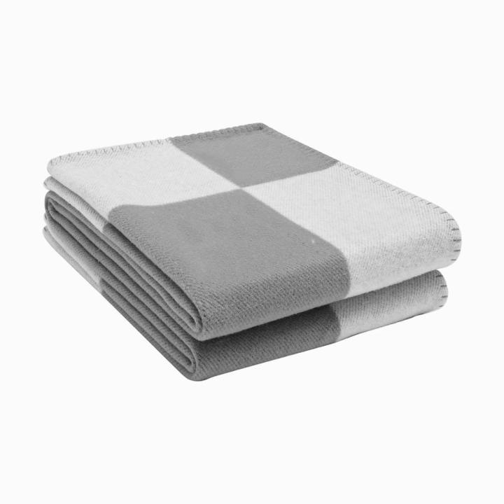 ผ้าห่มขนแกะถักนิตติ้งผ้าห่มขนแกะผ้าผ้าคลุมโซฟาเข้ากับผ้าห่มแบบมีชายครุยถุงกระดาษผ้าห่มขนสัตว์หรูหรา