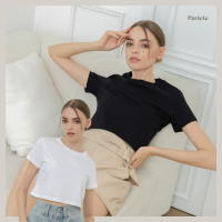 (Pariete.bkk) Basic Crop Tee