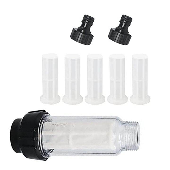 Water Filter Garden Hose, 3/4 Inch Water PreFilter Water Filter Set