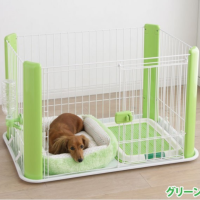 Iris Color pet case CLS-960 Green ไอริส คอกสุนัข พลาสติกเคลือบ สีสันสดใส สีเขียว