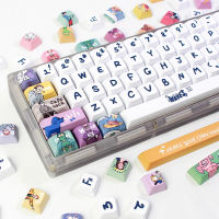 สเปรย์ Keyaps XDA โปรไฟล์ PBT DYE-SUB Keycap สำหรับคีย์บอร์ดเครื่องกล Gaming MX Custom Key Cap