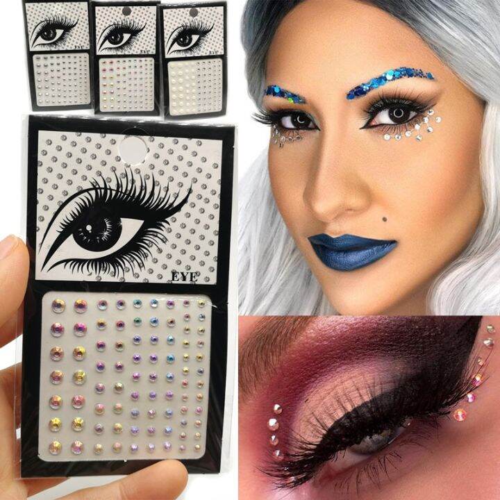 Makeup Diamond Eyes Face Festival DIY Body Crystal Gems Tattoo Self