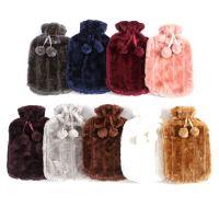 2L Removable Hot Water Bottle Bag Plush Cover Winter Protective Case Heat Preservation Covers Soft Warm