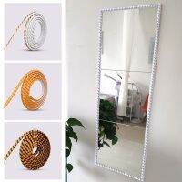 1M PVC Flexible Bendable Strips Rope Panel Moulding Door Mirror Frame Trim Home Decor For Livingroom Mirror Edge Banding Ribbon