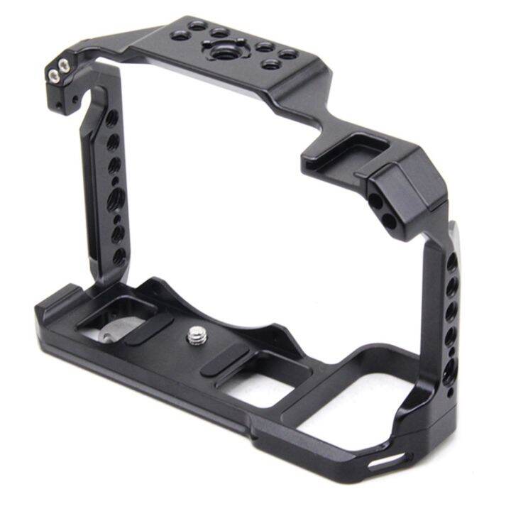 camera-cage-for-nikon-z5-z6-z7-z6ii-z7ii-camera-cage-stabilizer-bracket-1-4-threads-holes-quick-release-plate