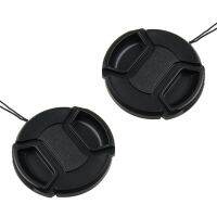 2pcs 58mm Lens Cap Cover for Canon Rebel XTi XSi XS T1I T2I