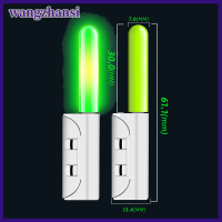 Wangzhansi ไฟแพตกปลาตอนกลางคืนแบบอัพเกรดได้เครื่องชาร์จแบตเตอรี่ลิเธียม3.6V CR425ส่องสว่าง