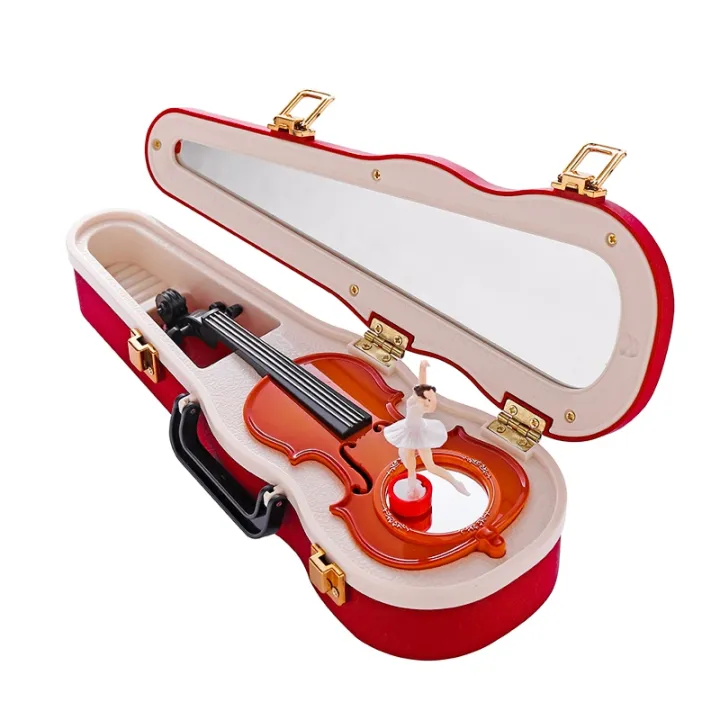 classical-elegance-literary-violin-music-box-creative-spin-dancing-girl-hand-carrying-a-birthday-present