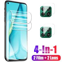 4In1 Screen Protective Hydrogel Film For Huawei P40 Lite E P40lite 5G P30 Pro P30lite P 30 40 Pro Plus Camera Protector No Glass