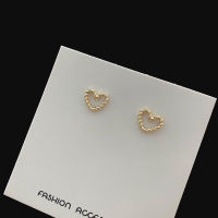 #100 Original# Korean earring jewelry fashion S925 silver love heart flower butterfly stud earrings for women
