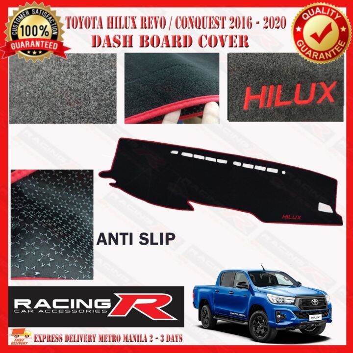 Dashboard Cover for Toyota Hilux 20162020 Dash board High Quality Mat