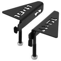 JL Front Foot Pegs Door Footrest Pegs Foot Rest Pedal with 1941 Style for 2007-2020 Jeep Wrangler JK JKU JL JLU